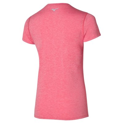 Camisa Mizuno Impulse Core Tee Mujer - Coral - Chile M598PRUBNG